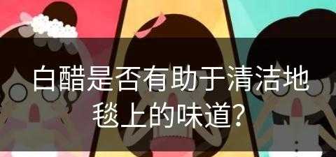 白醋是否有助于清洁地毯上的味道？